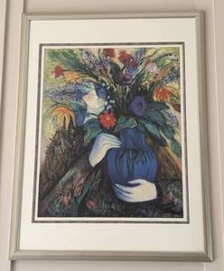 lot 1 image: Large Framed Hidden Beauty Artist Proof by Barbara Wood
