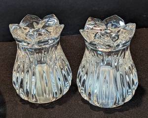 lot 28 image: Gorham Crystal Bowl and Salt and Pepper Shakers