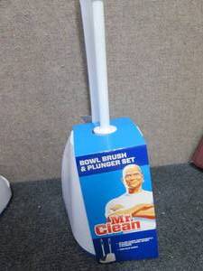 Mr. Clean Plastic Toilet Bowl Brush...