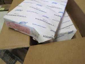 2- 500 ct Reams Hammermill Pink 8.5...