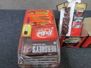 Candy Bars & Jack Links Beef Strips...