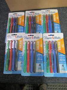 6- 4pks PaperMate InkJoy Gel Medium...