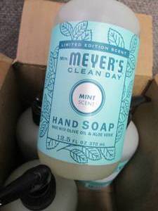 6- 12.5 oz Pump Bottles Mrs. Meyers...