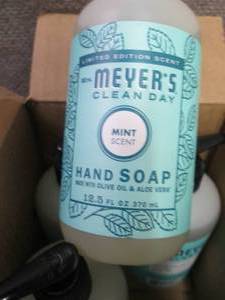 6- 12.5 oz Pump Bottles Mrs. Meyers...