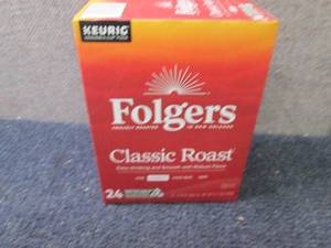 24 pk Folgers Classic Roast Kcups...