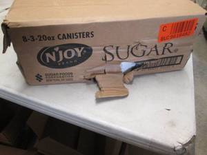 Damaged Case NJoy Sugar Canisters...
