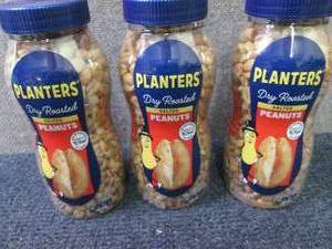 3- 16 oz Jars Planters Salted Peanu...