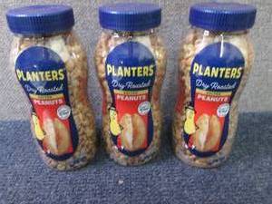 3- 16 oz Jars Planters Salted Peanu...
