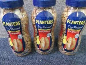 3- 16 oz Jars Planters Salted Peanu...