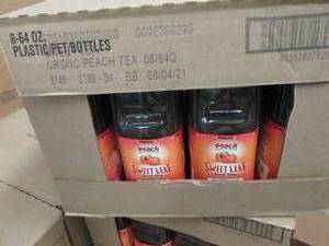 8- 64 oz Bottles Peach Sweet Leaf T...