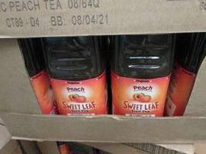 8- 64 oz Bottles Peach Sweet Leaf T...