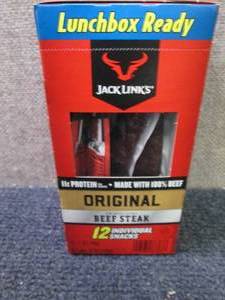12- 1 oz Jack Links Beef Sticks...