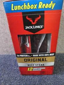 12- 1 oz Jack Links Beef Sticks...