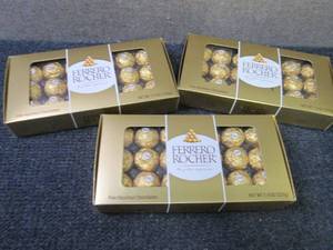 3- 7.9 oz Boxes Ferrero Rocher Haze...