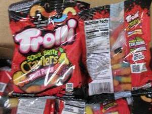 12- 3.4 oz Bags Trolli Sour Brite C...