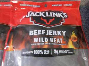 6- 3.25 oz Pks Jack Links Wild Heat...