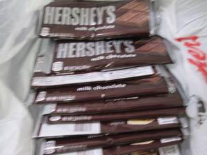 12- 1.55 oz Hersheys Bars...