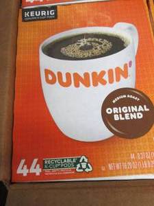 44ct Dunkin Medium Roast Original B...