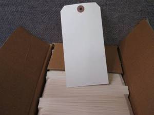 Case of 1000 #8 Shipping Tags...