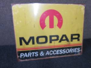 Metal Mopar Sign 16x12.5 inches...