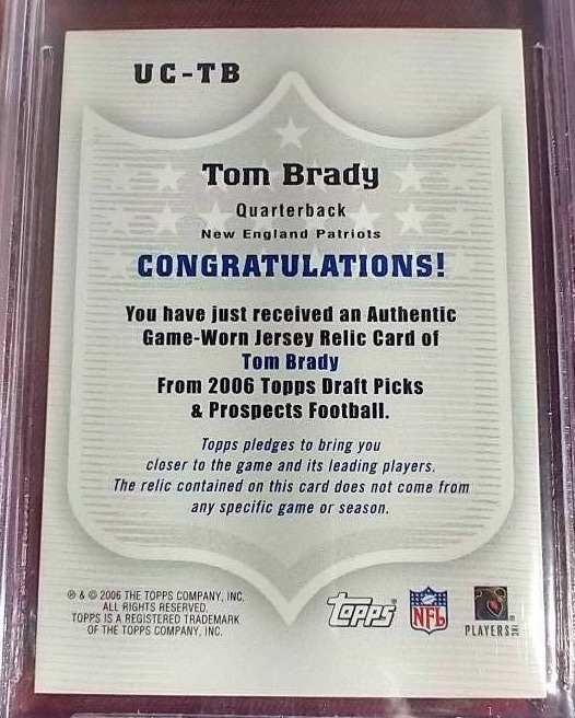 Lot Detail - Tom Brady 2006 Game Used New England Patriots Jersey