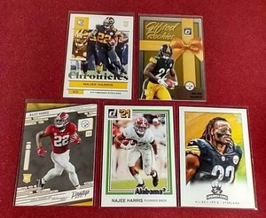 lot 2 image: (5) Najee Harris Rookie Cards