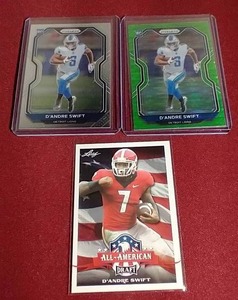 lot 5 image: (3) DAndre Swift Rookie Cards