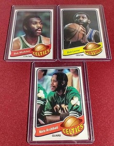 lot 7 image: (3) 1979-80 Topps Basketball Cards - All HOFers