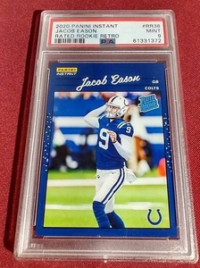 lot 10 image: 2020 Panini Instant Jacob Eason Rookie Card - PSA 9 #d2044