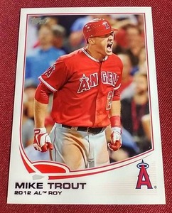 lot 11 image: 2013 Topps Mike Trout Card - Early Trout