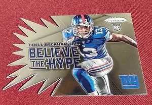 lot 26 image: 2014 Prizm Odell Beckham Jr. Die-Cut Rookie Card