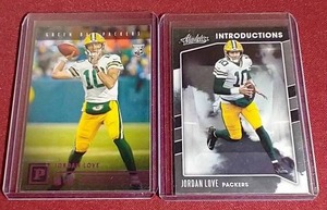 lot 47 image: (2) Jordan Love Rookie Cards