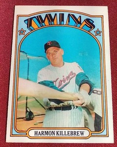 lot 53 image: 1972 Topps Harmon Killebrew Card