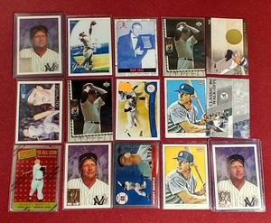 lot 67 image: (15) Mickey Mantle Insert Cards