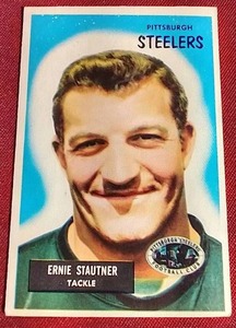 lot 69 image: 1955 Bowman Ernie Stautner Card