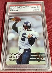 lot 93 image: 2000 Collectors Edge Donovan McNabb - PSA 10 5000