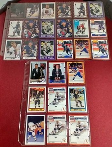 lot 99 image: Huge Brett Hull Card Lot