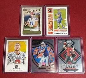 lot 107 image: (5) Kyle Trask Rookie Cards