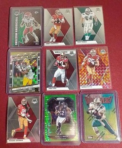 lot 114 image: (9) NFL Cards - Stars & Nice Parallels