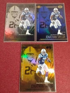 lot 125 image: (3) 2020 Illusions Jonathan Taylor Rookie Cards - One #d75