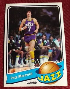 lot 129 image: 1979-80 Topps Pete Maravich Card