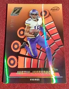 lot 136 image: 2022 Zenith Justin Jefferson Card - #d10