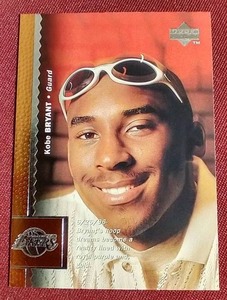 lot 141 image: 1996 Upper Deck Kobe Bryant Rookie Card