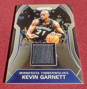 lot 144 image: Kevin Garnett Game-Worn Jersey Card