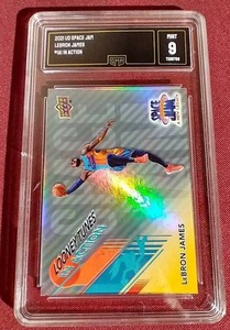 lot 154 image: 2021 Upper Deck Space Jam LeBron James Card - GMA 9