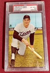 lot 159 image: 1968 Dexter Press Harmon Killebrew Postcard - PSA 6.5