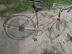 Vintage brown AMF roadmaster pedal ...