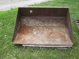 Skid loader or tractor scoop bucket...