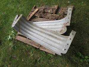 Pair of metal window wells or Re-pu...