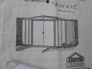 Arrow 10ft x 12ft Metal Storage Bui...